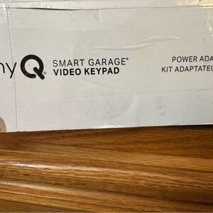 myQ Smart Garage Video Keypad - Sleek White
